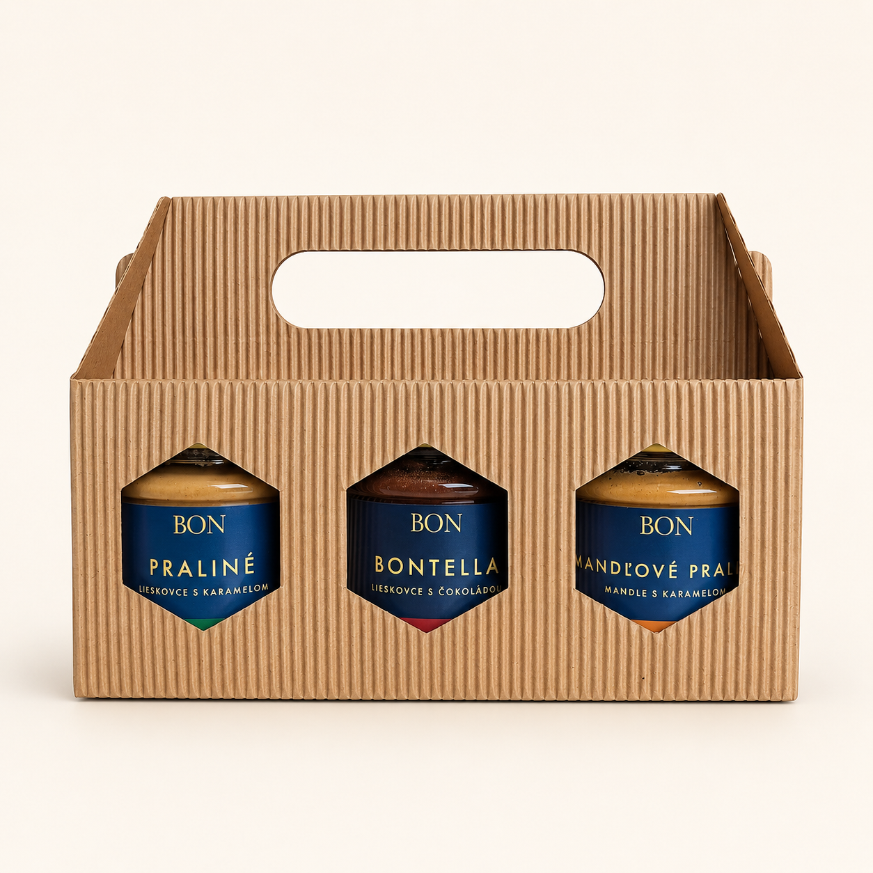 BON TRIO - Mandlové praliné & Praliné & Bontella