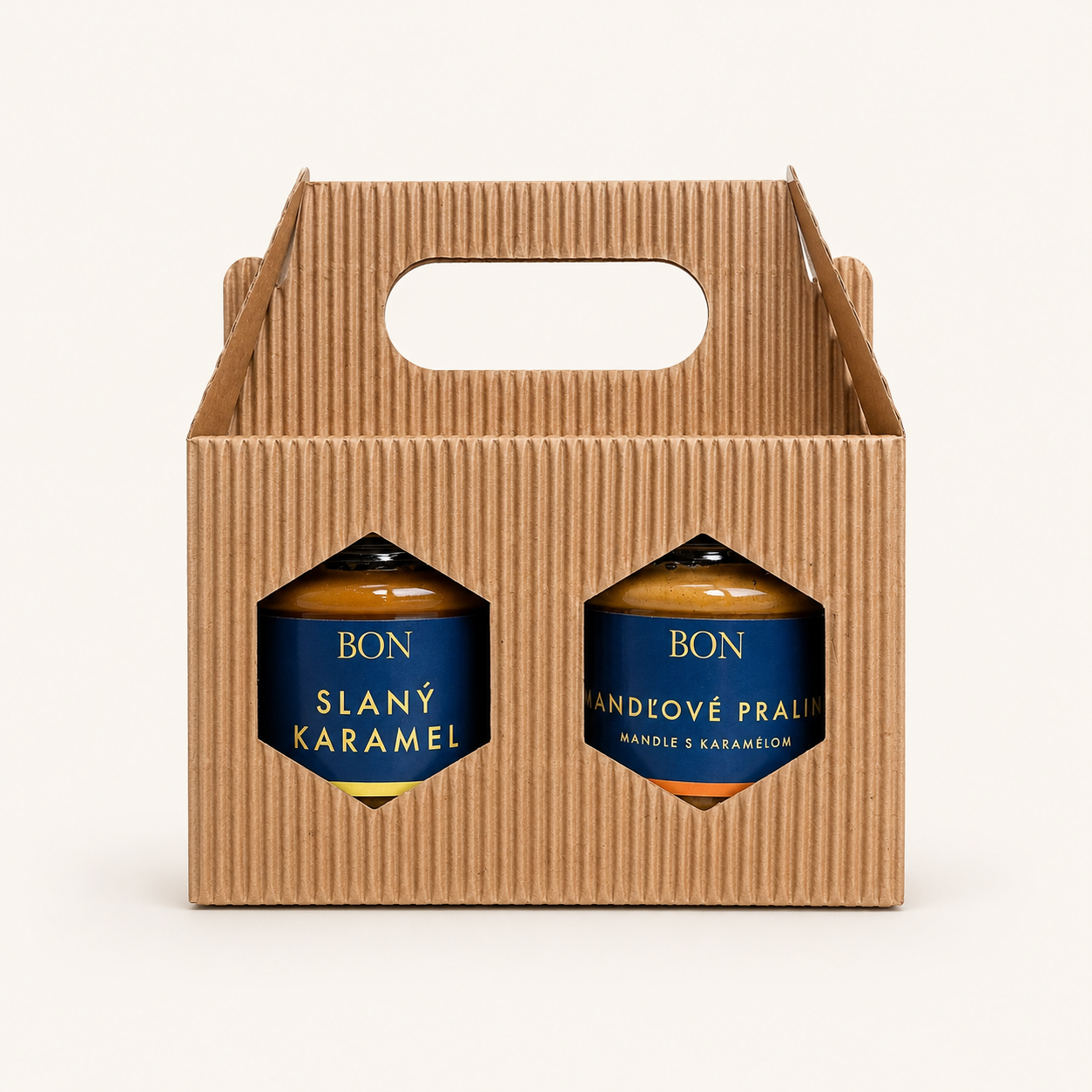 BON DUO - Slaný karamel & Mandlové praliné