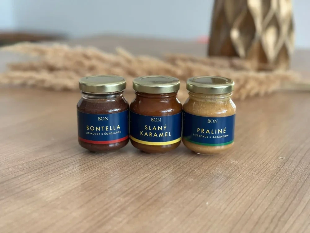 BON TRIO MINi - Slaný karamel & Praliné & Bontella