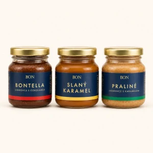 BON TRIO MINi - Slaný karamel & Praliné & Bontella